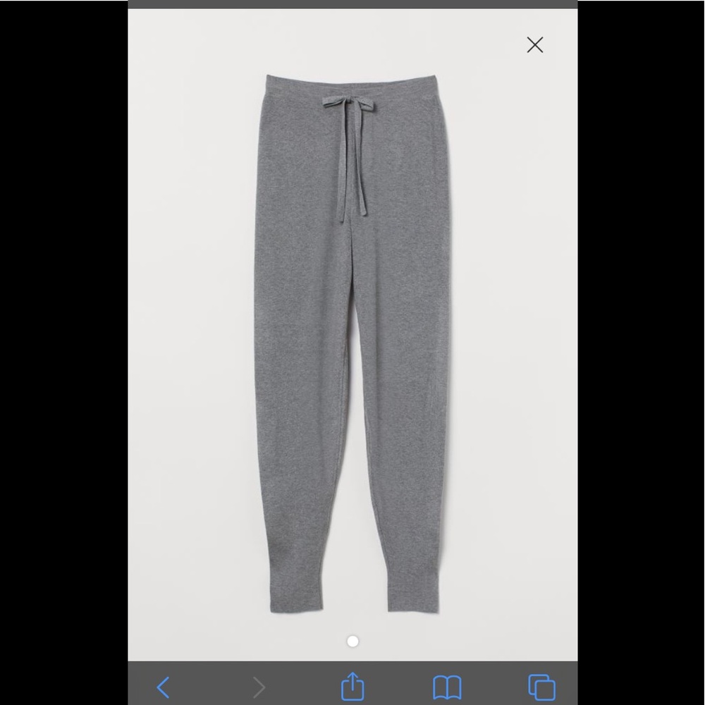 H&M Fine-Knit joggers XL. NWT